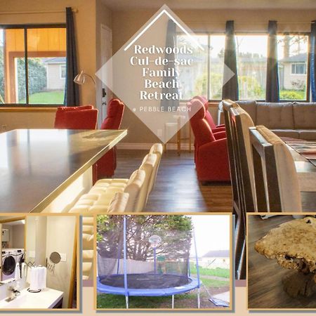 Private Home - Playground, Jumping Mat, Bbq, Darts, Firepit, Gazebo, 4 Smart Tvs, White Cotton Bedding, - The Redwood Cul-De Sac Beach Retreat Crescent City Esterno foto