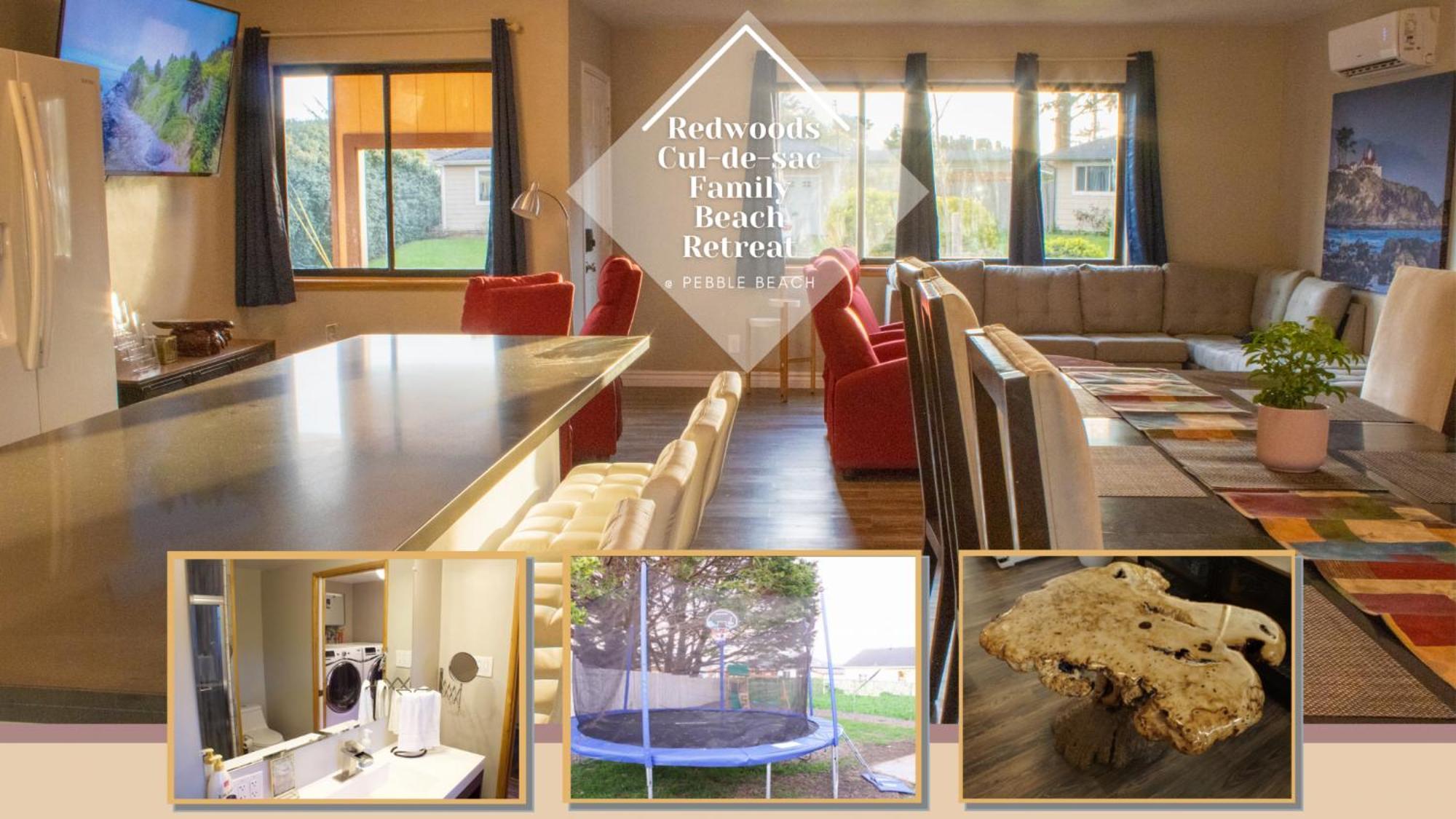 Private Home - Playground, Jumping Mat, Bbq, Darts, Firepit, Gazebo, 4 Smart Tvs, White Cotton Bedding, - The Redwood Cul-De Sac Beach Retreat Crescent City Esterno foto